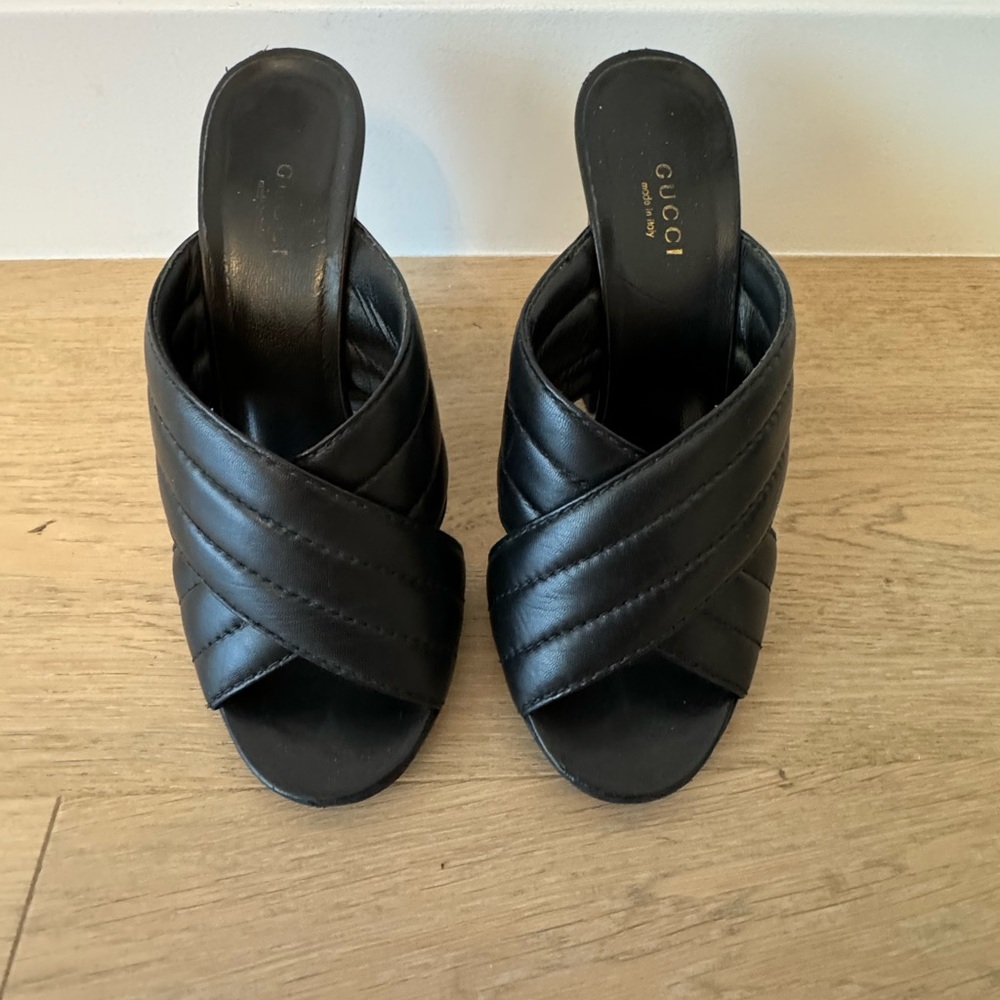 Gucci Black Women's Shoes- 38.5